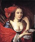 Anna Canvas Paintings - Anna du Pire as Granida
